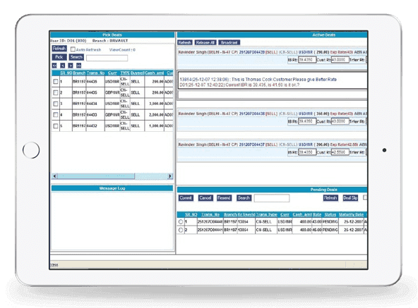 Customer foreign exchange transaction workflow management solution